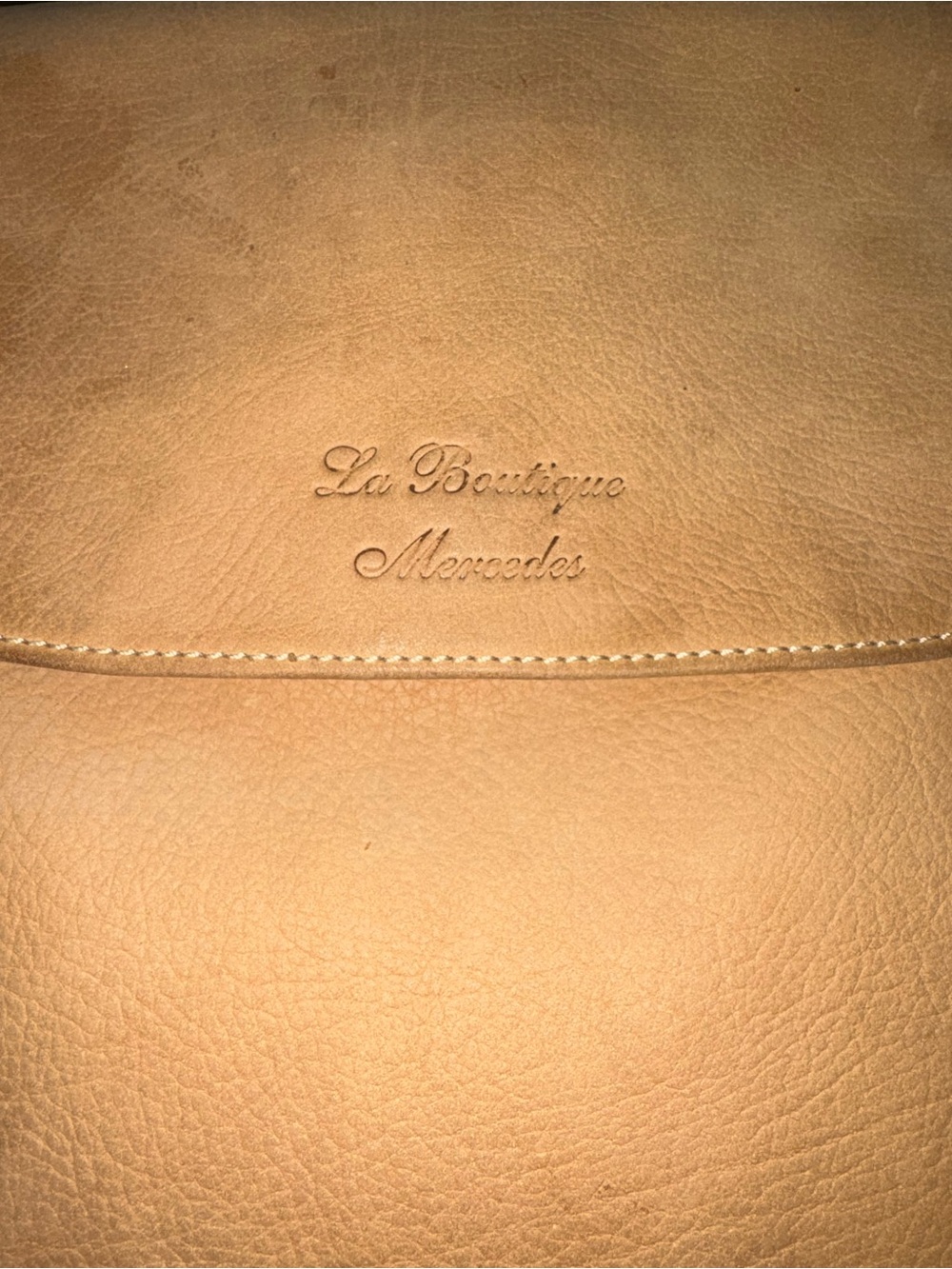 Vintage Longchamp x Mercedes Tan Leather Backpack - Picture 7 of 15